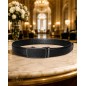 CC539 Ceinture homme en cuir pleine fleur marron avec boucle automatique 539 CC539 Ceinture homme en cuir pleine fleur marron avec boucle automatique 539