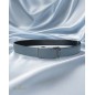 Ceinture homme en cuir pleine fleur gris avec boucle automatique 540 Ceinture homme en cuir pleine fleur gris avec boucle automatique 540