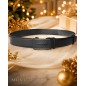 CC563 Ceinture homme en cuir pleine fleur noir avec boucle automatique 563 CC563 Ceinture homme en cuir pleine fleur noir avec boucle automatique 563