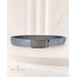 CC546B2 Ceinture homme en cuir pleine fleur gris avec boucle automatique 546 CC546B2 Ceinture homme en cuir pleine fleur gris avec boucle automatique 546