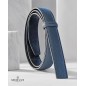 Lanière Lady gris acier en cuir pleine fleur – finition Luxe Lanière Lady gris acier en cuir pleine fleur – finition Luxe