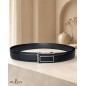 Ceinture homme automatique sans trou MURUZI 806 cuir branche noire – LUXURY Ceinture homme automatique sans trou MURUZI 806 cuir branche noire – LUXURY