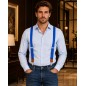 Bretelles homme MURUZI 902 bleu roi – Élégance Bretelles homme MURUZI 902 bleu roi – Élégance