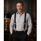 Bretelles homme MURUZI 907 noires – Intemporel Bretelles homme MURUZI 907 noires – Intemporel