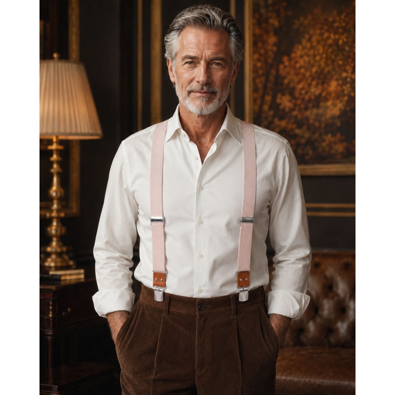 Bretelles homme MURUZI 905 beige – Harmonie Bretelles homme MURUZI 905 beige – Harmonie