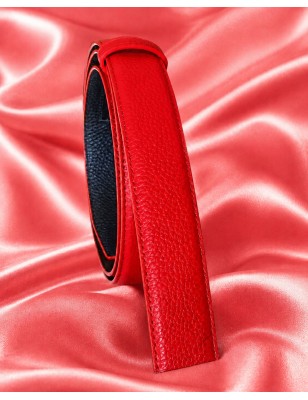 Lanière homme MURUZI 403 cuir rouge – LES CLASSIQUES LB2