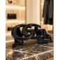 Boucle Double G noire MURUZI pour ceinture automatique Boucle Double G noire MURUZI pour ceinture automatique