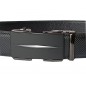 Ceinture automatique homme cuir noir finition carbone – boucle 509 Ceinture automatique homme cuir noir finition carbone – boucle 509