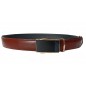 Ceinture automatique homme cuir marron chaud – boucle 513 Ceinture automatique homme cuir marron chaud – boucle 513