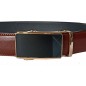 Ceinture automatique homme cuir marron chaud – boucle 513 Ceinture automatique homme cuir marron chaud – boucle 513