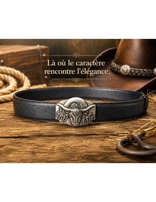 Ceinture homme MURUZI 600 cuir B2 noir – BIKER