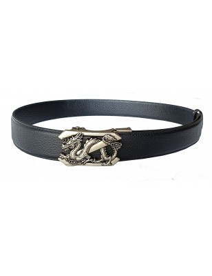 Ceinture automatique sans trou MURUZI 604 cuir B2 noir – BIKER