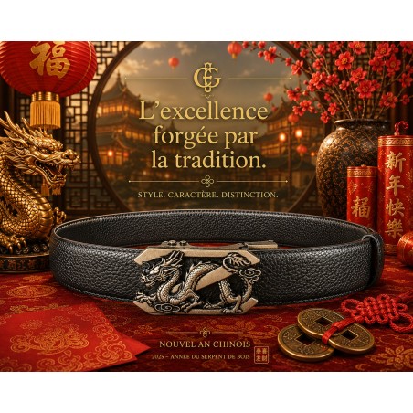 Ceinture homme MURUZI 604 cuir B2 noir – BIKER