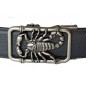 Ceinture homme automatique sans trou MURUZI 605 cuir B2 noir – BIKER Ceinture homme automatique sans trou MURUZI 605 cuir B2 noir – BIKER