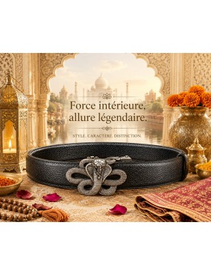 Ceinture homme MURUZI 607 cuir B2 noir – BIKER