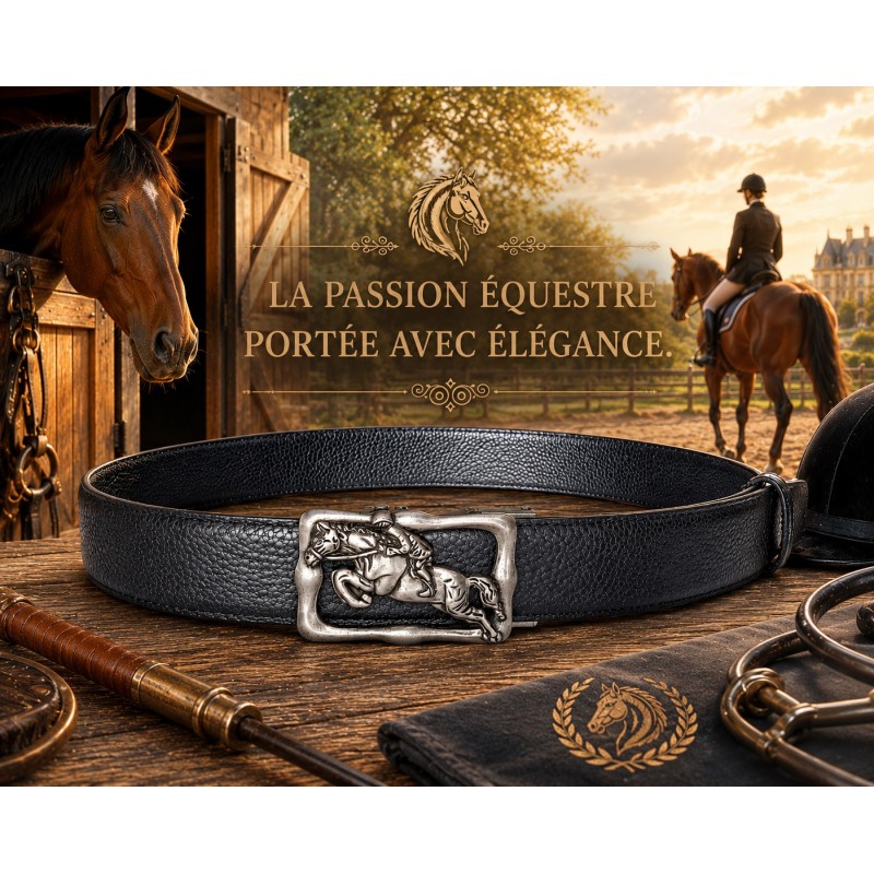 Ceinture homme automatique sans trou MURUZI 619 cuir B2 noir – BIKER Ceinture homme automatique sans trou MURUZI 619 cuir B2 noir – BIKER
