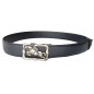 Ceinture homme automatique sans trou MURUZI 619 cuir B2 noir – BIKER Ceinture homme automatique sans trou MURUZI 619 cuir B2 noir – BIKER