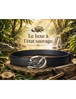 Ceinture homme MURUZI 620 cuir B2 noir – BIKER