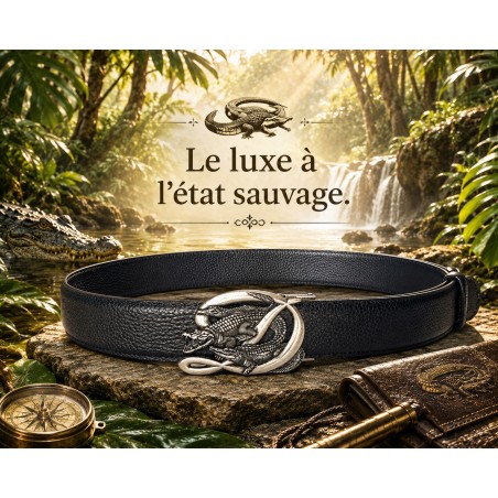 Ceinture homme MURUZI 620 cuir B2 noir – BIKER