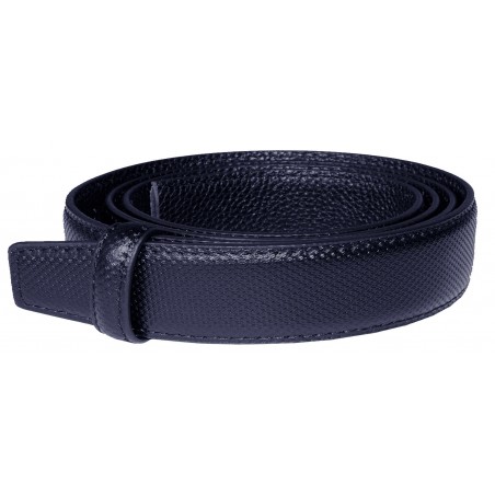 Lanière homme MURUZI 701 cuir carbone bleu – LES CHICS LB5