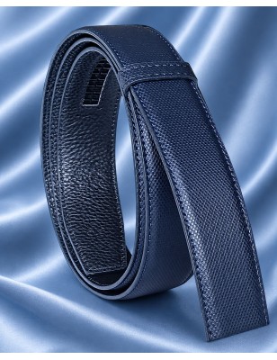 Lanière homme MURUZI 701 cuir carbone bleu – LES CHICS LB5