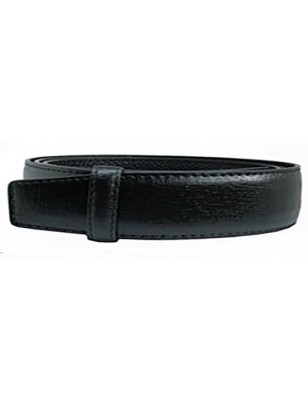 Lanière homme MURUZI 707 cuir noir finition tissu – LES CHICS LB5