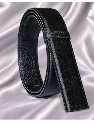 Lanière homme MURUZI 707 cuir noir finition tissu – LES CHICS LB5