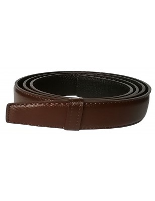 Lanière homme MURUZI 704 cuir marron finition carbone – LES CHICS LB5