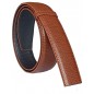 Lanière homme MURUZI 705 cuir marron décor – LES CHICS LB5 Lanière homme MURUZI 705 cuir marron décor – LES CHICS LB5