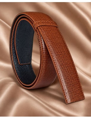 Lanière homme MURUZI 705 cuir marron décor – LES CHICS LB5