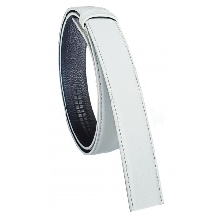 Lanière homme MURUZI 406 cuir blanc – LES CLASSIQUES LB2