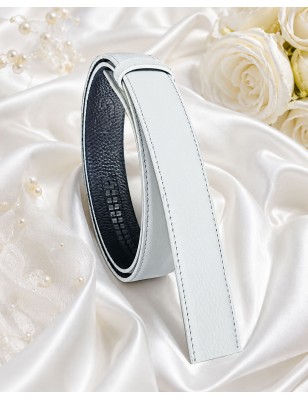 Lanière homme MURUZI 406 cuir blanc – LES CLASSIQUES LB2