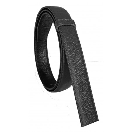 Lanière homme MURUZI 407 cuir noir – LES CLASSIQUES LB2