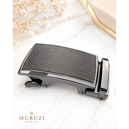 BOUCLE MURUZI ARGENTÉE FOND GRIS