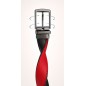 CCR03 Ceinture prête à porter réversible cuir pleine fleur rouge et noir CCR03 Ceinture prête à porter réversible cuir pleine fleur rouge et noir