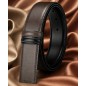 Lanière B5 cuir pleine fleur marron et noir