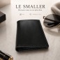 LE SMALLER – Mini portefeuille RFID en cuir pleine fleur noir LE SMALLER – Mini portefeuille RFID en cuir pleine fleur noir