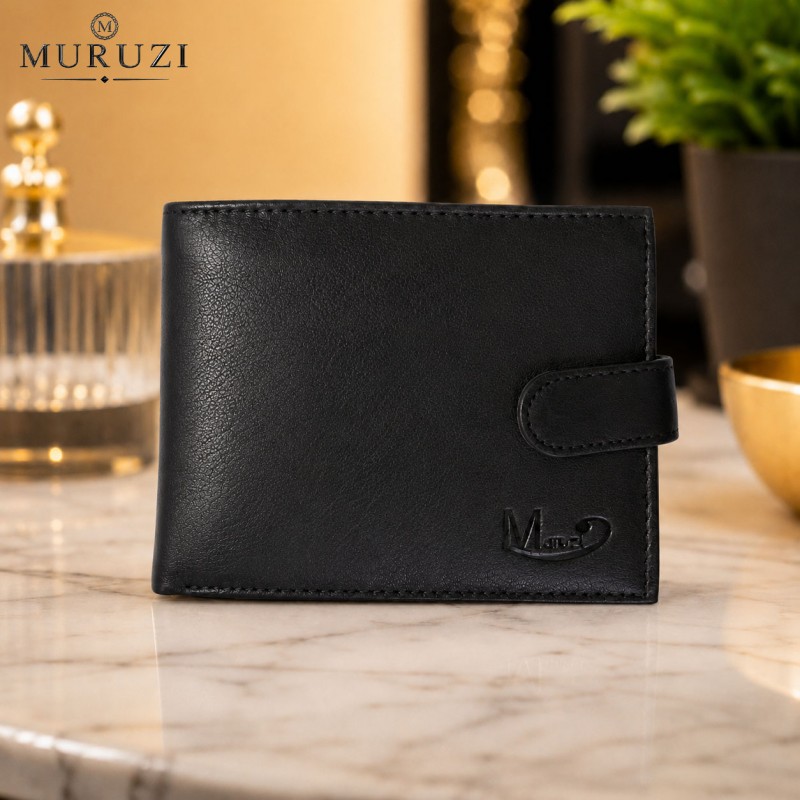 LE TOUT EN UN – Portefeuille RFID en cuir pleine fleur noir LE TOUT EN UN – Portefeuille RFID en cuir pleine fleur noir