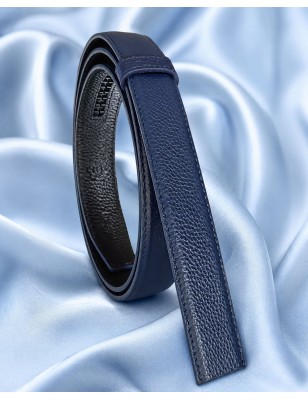 Lanière homme MURUZI 405 cuir bleu – LES CLASSIQUES LB2