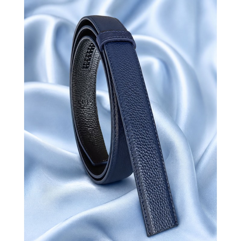 Lanière homme MURUZI 405 cuir bleu – LES CLASSIQUES LB2 Lanière homme MURUZI 405 cuir bleu – LES CLASSIQUES LB2