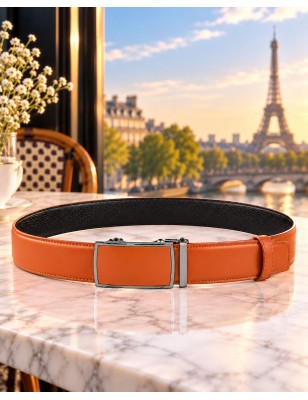 image principale : ceinture Camel complète sur décor Paris