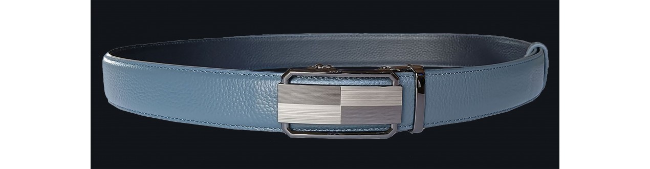 Ceinture à boucle automatique alliage luxe.