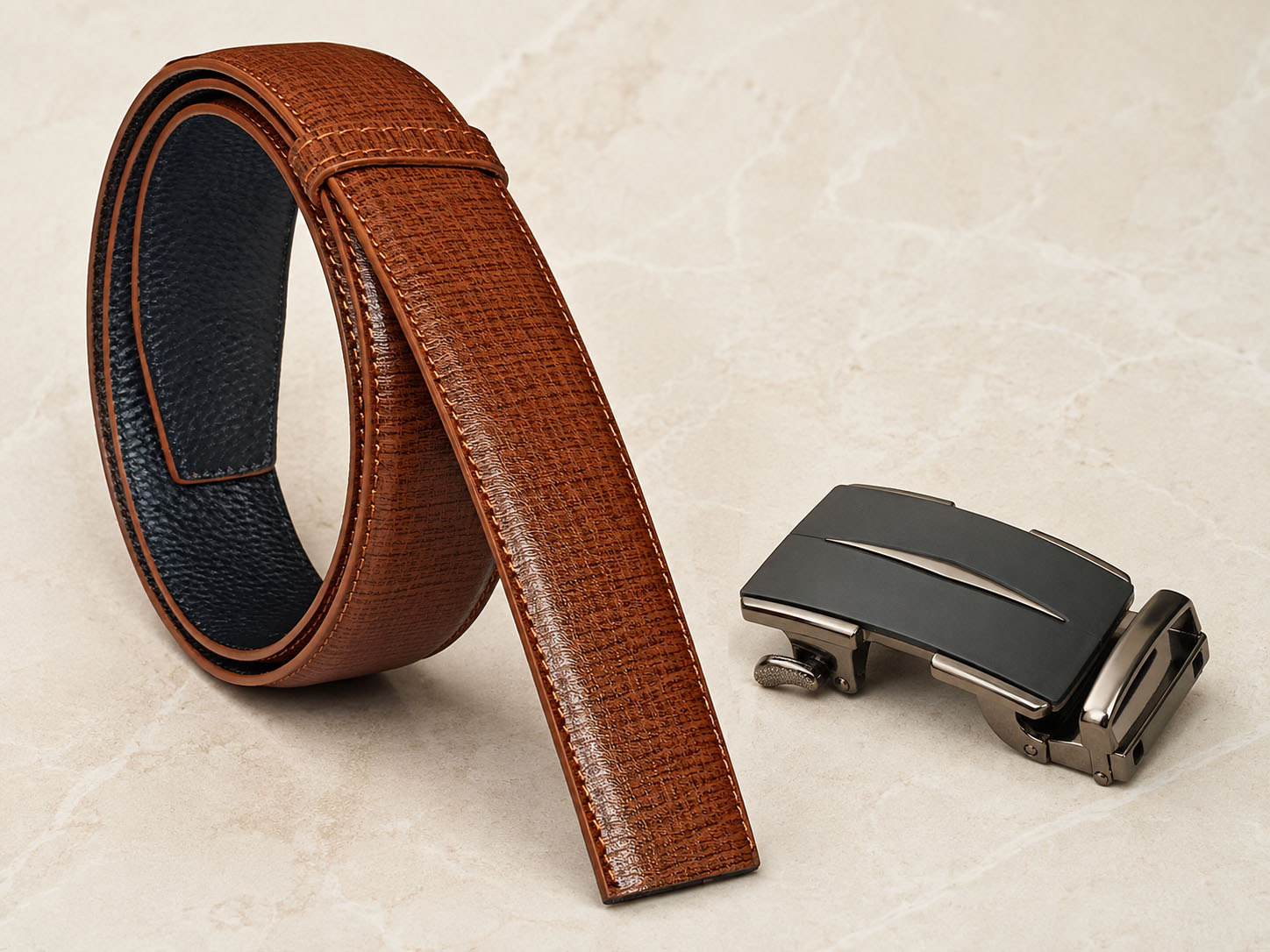 Lanière et boucle automatique MURUZI à associer selon votre style