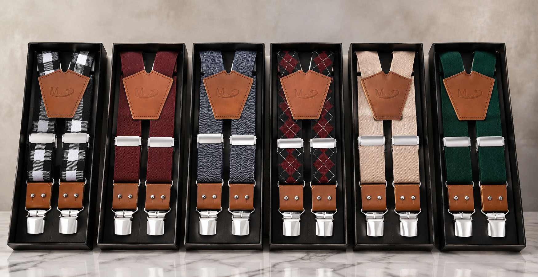 les couleur bretelles grand luxe MURUZI