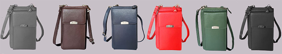 Les différents coloris du PRETTY en cuir pleine fleur MURUZI